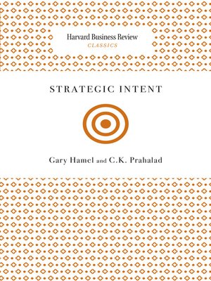 cover image of Strategic Intent